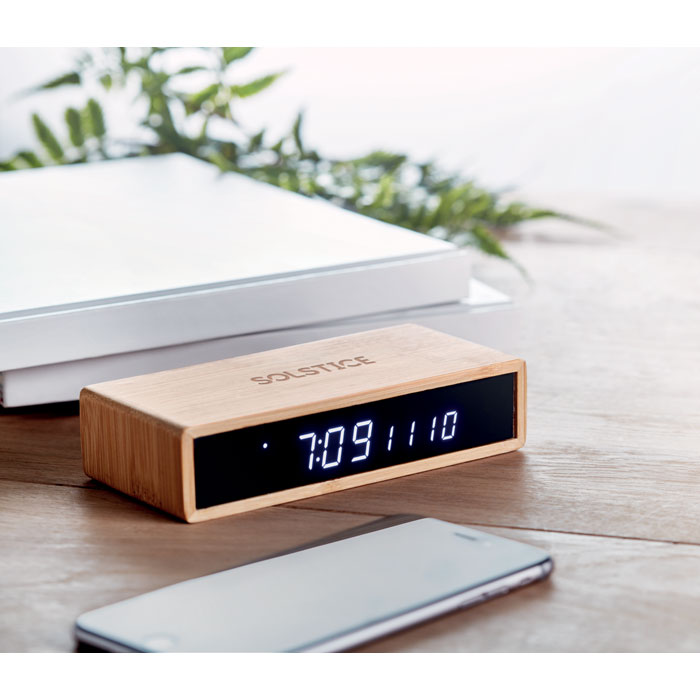 Wireless charger in bamboo 5W MORO - Image 5