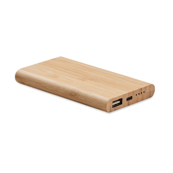 4000 mAh Бамбукова външна батерия ARENAPOWER C