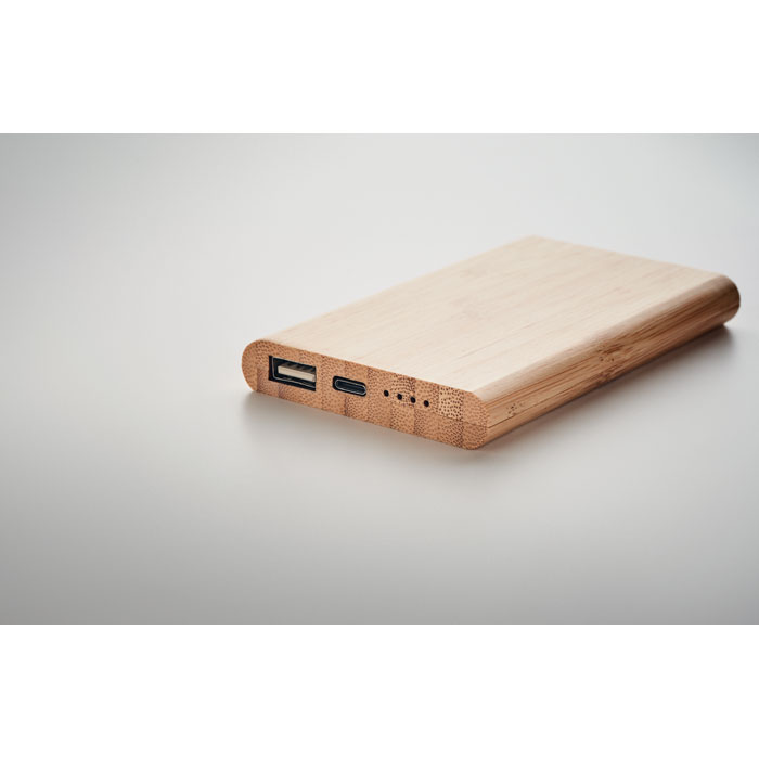 4000 mAh Бамбукова външна батерия ARENAPOWER C - Изображение 4