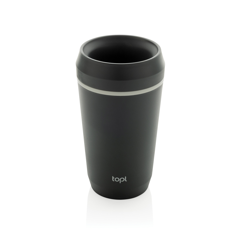 Термо бутилка от рециклирана пластмаса Topl To Go Tumbler Патентован 360 капак 354ml - Изображение 2
