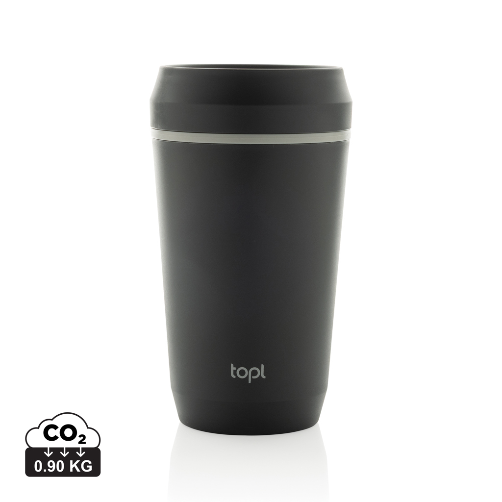 Термо бутилка от рециклирана пластмаса Topl To Go Tumbler Патентован 360 капак 354ml