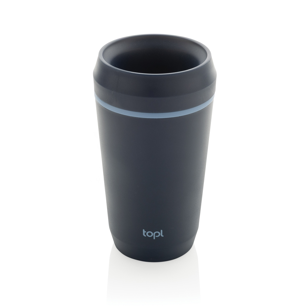 Термо бутилка от рециклирана пластмаса Topl To Go Tumbler Патентован 360 капак 354ml - Изображение 5