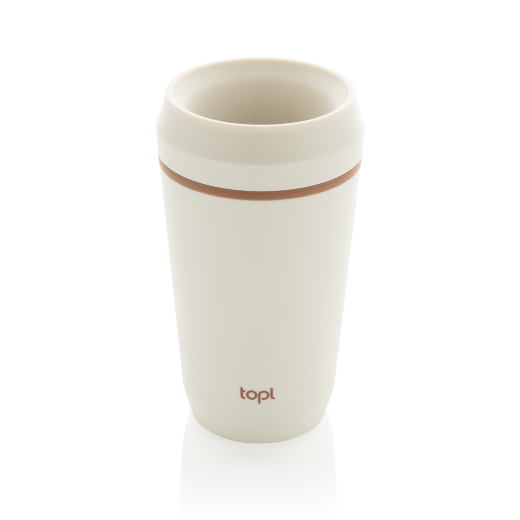 Термо бутилка от рециклирана пластмаса Topl To Go Tumbler Патентован 360 капак 354ml - Изображение 11