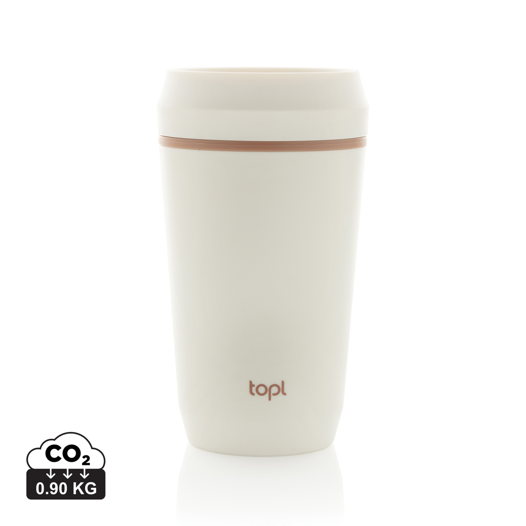 Термо бутилка от рециклирана пластмаса Topl To Go Tumbler Патентован 360 капак 354ml - Изображение 10
