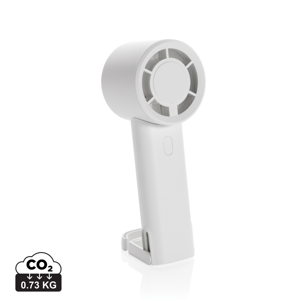 Twist RCS recycled plastic re-chargeable portable fan - Image 4