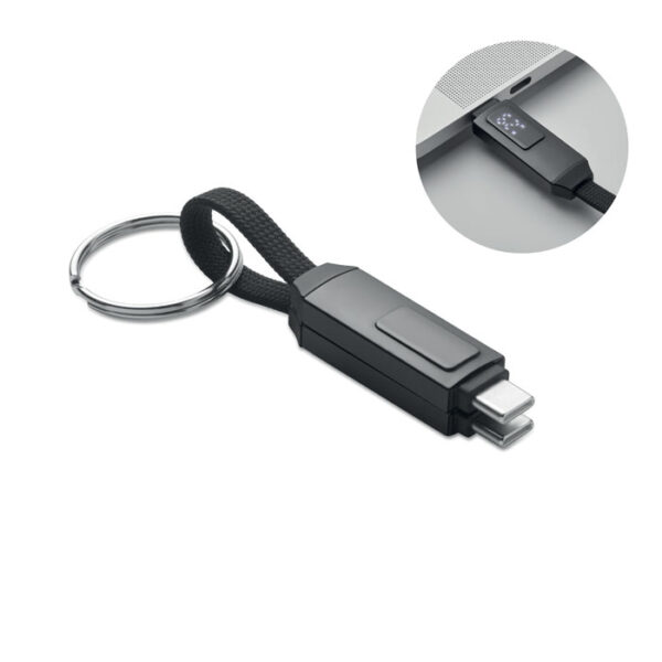 60W кабел за зареждане с ключодържател KEYSTO