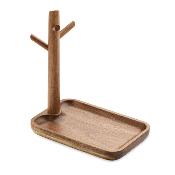 Acacia wood key tray holder BRANCA