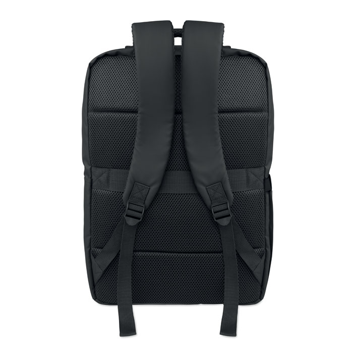 15" PU RPET laptop backpack METRO - Image 3