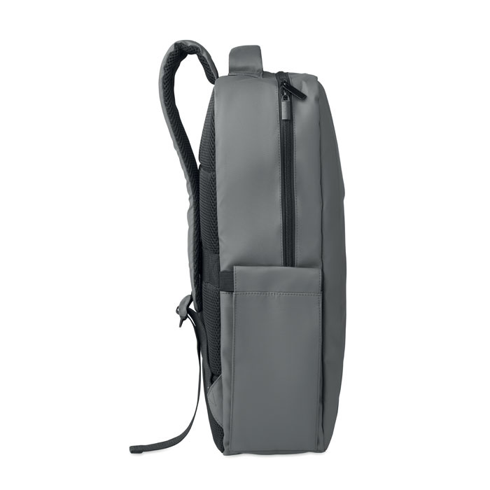 15" PU RPET laptop backpack METRO - Image 9