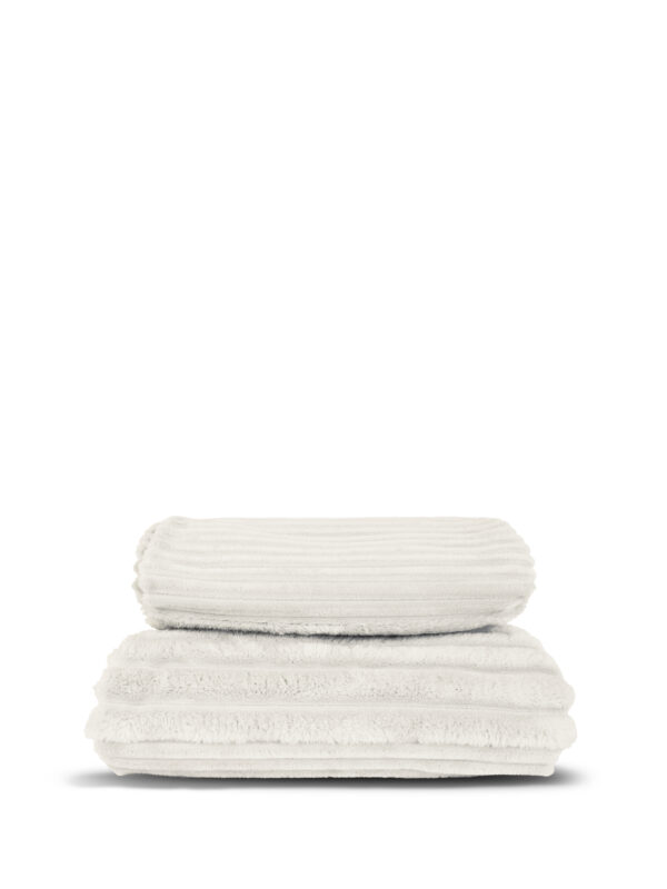 ESTELLA FLEECE PLAID, OFF WHITE
